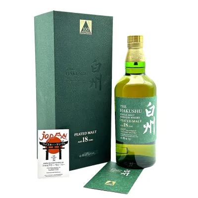 HAKUSHU 18 Peated - 100th Anniversary of Suntory - 48% - 0,7L