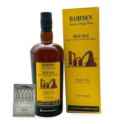 HAMPDEN 2016 HLCF - USA Single Cask #223 - 62% - 0,7L